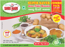 Aloo Tikki Masala + Spicy Chutney + Khati Mithi Chutney (100gm)